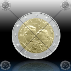2 EVRO ITALIJA 2022 (Giovanni Falcone and Paolo Borsellino) UNC
